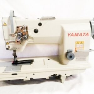Yamata FY4400 Single Needle Walking Foot Industrial Sewing Machine with Table,Stand and Motor